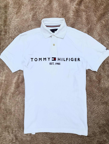 Playera Tipo Polo Tommy Hilfiger Talla Xs De Hombre Big Logo