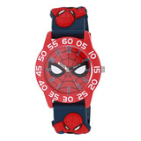 Marvel Spider-man - Reloj Analogico De Cuarzo 3d Para Ninos,