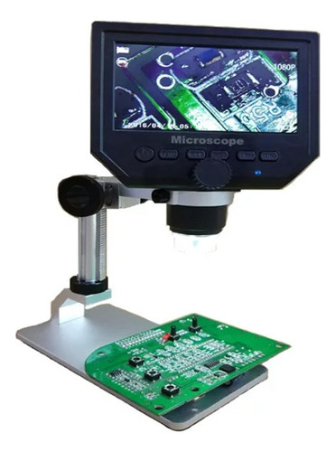 Microscópio Digital - Hd Lcd - 600 X - 3.6 Mp