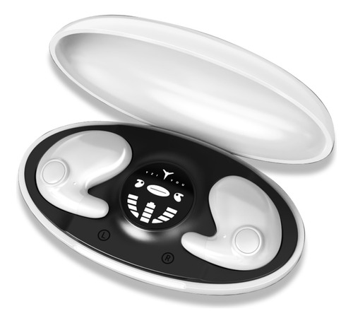 Minifone De Ouvido Bluetooth  Redução De Ruído 5.3 Branco