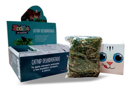 Catnip Deshidratado Zootec X 10grs