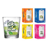 Copos De Caipirinha Divertidas Coleção 4 Pcs Event 230ml Cor Incolor