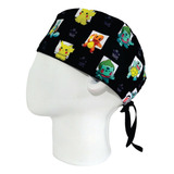 Gorro Quirúrgico Hombre + Lanyard Pokemon Friends