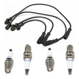 Juego Cables Y Bujias Fiat Siena Fire 1.4 8v Nafta / Gnc