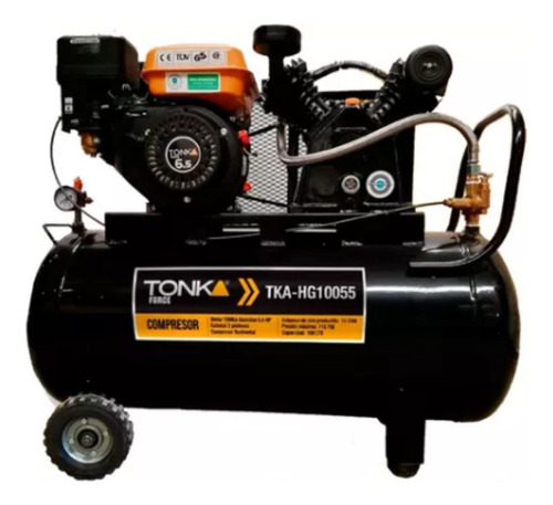 Compresor De Aire 108 L A Gasolina 6.5hp Tonka Tka-hg10055