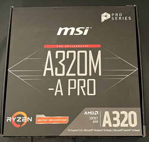 Placa Mãe Msi Amd A320m-a Pro