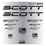 Scott Kit2 Sticker Calcomania Para Cuadro De Bicicleta Bici