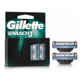 Gillette Mach3 Repuestos Para Afeitar 2 Piezas Original