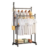 Perchero Rack Organizador De Ropa Multifuncional 2 Niveles