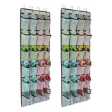 Felibeaco 2 Pack Over The Door Shoes Organizers , Behind Doo