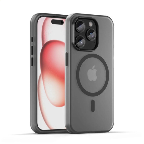 Funda De Teléfono Magsafe Para iPhone 15 Pro, Funda Protectora Magnética Mate