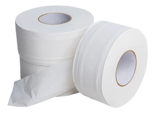 Papel Higienico Blanco Jumbo 300 Mts X 8 Rollos 