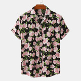 Camisas De Verano Con Estampado Floral Para Hombre, Ropa De