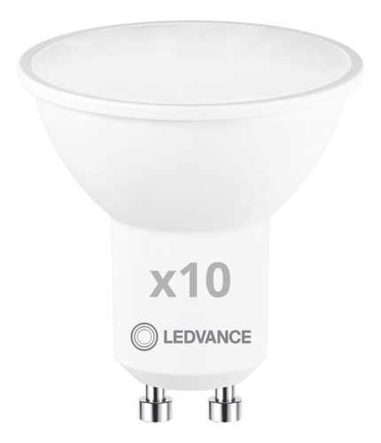 Caja X 10 Lámparas Led Dicroica 5w Par 16 Eco Ledvance Osram