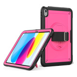 Funda En Forma De Panal Rosa Roja Para iPad 10th Gen 10.9 20