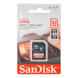 Memoria Sandisk Sd Ultra 32gb C/10 48mb