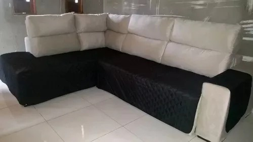 Protetor Para Sofa De Canto Retratil Com Encosto Coberto