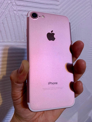 iPhone 7 Rosa 32gb Con Bypass Con Señal Completasolo Equipo