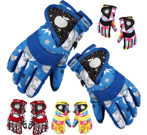 Guantes Para Niños, De Invierno, Impermeables Y Resistentes