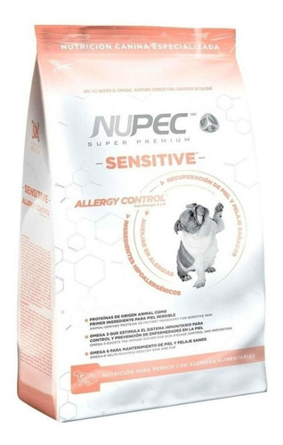 Alimento Nupec Perro Adulto Sensitive Raza Med/gde 8 Kg
