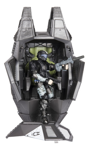 Halo Figura Y Vehiculo  World Of Halo  De 4  - Odst Drop Pod