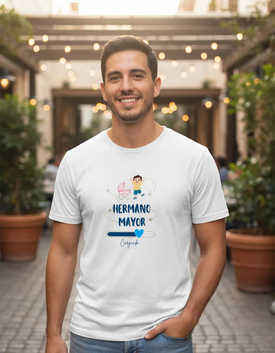 Playera Due7. Bebé En Camino Hermano Mayor De Una Niña
