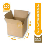 Caja De Cartón Ecommerce N°3 30x20x20 X 100 Unidades