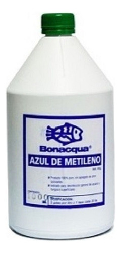Bonacqua Azul De Metileno 500ml Desinfección Acuario Peces