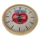 Antiguo Reloj Reloj De Pared Publicidad Coca Cola. 