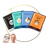 Mascarillas Faciales Animales Hidratantes Exfoliante Mask X4