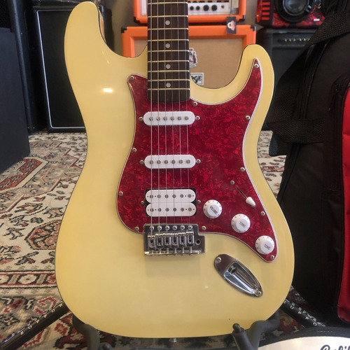 Guitarra Stratocaster Super Strato 6 Cordas + Bag + Palheta