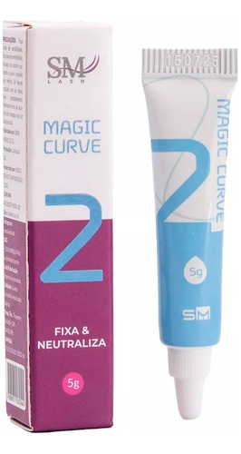 Passo 2 Para Lash Lifting Sm Lash Magic Curve 5g