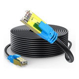 Eswmc Cable Ethernet Cat 6 Para Exteriores De 100 Pies, Cabl