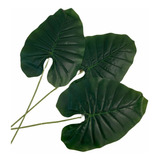 Set X 3 Hoja Artificial Monstera Oreja De Elefante 60 Cms