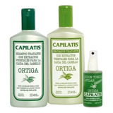 Kit  Ortiga Capilatis Shampoo + Enjuague + Loción 