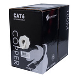 Atlanticswire Cable Utp Cu 100% Cobre Cat6 100mts 23awg Gris