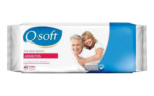 Toallas Húmedas Para Adulto Clásicas Q-soft X 40u