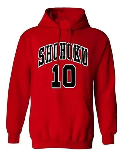 Buzo Rojo Slam Dunk - Shohoku - Hoodie Unisex - Moda Basquet