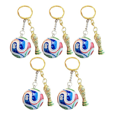 5pcs Llavero Balón Fútbol Mundial 2026 Edición Nuevo Modelo | Envío gratis