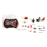 Legos Set 30 Piezas Minifiguras Armas Cofre Cascos Caja M&m