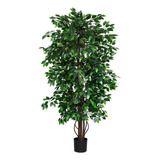 Arbol Artificial Ficus Decorativo 1.5m+maceta Regalo