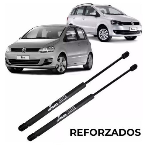 Kit X2 Amortiguador Porton Baul Trasero Volkswagen Fox Suran Foto 3