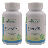 Clorofila Fnl Pack 2 Frascos 90 Cáps C/u Detox Mal Aliento