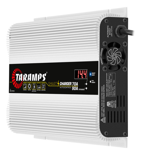 Fonte Automotiva 70a Taramps Smart Charger Bivolt 70 Amp