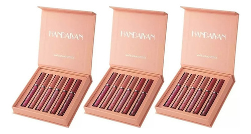 Set 18 Batom Líquido Matte Prova D Ag - g a $116332