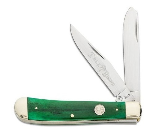 Navaja Boker Tree Brand 110829 Trapper 2 Hoja Verde Original