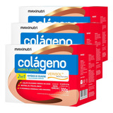 Kit 3x Colágeno Hidrolisado 2x1 Sache Frutas Vermelhas Maxin