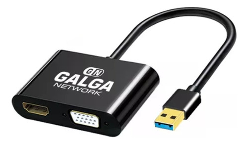 Adaptador Hub Usb 3.0 A Hdmi / Vga Placa Video Conversor 