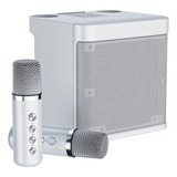 Sistema De Megáfono Portátil Karaoke Machine Con 2 Micrófono