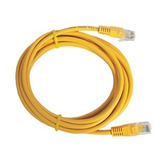 Patch Cord Cable Parcheo Red Utp Cat 5e 7 Metros Amarillo